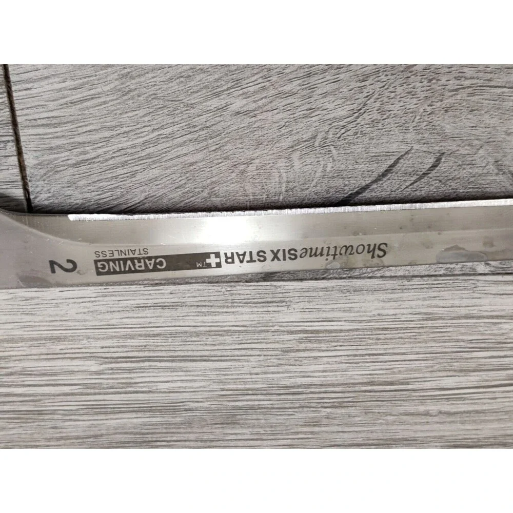 Ronco Showtime Six Star #2 Carving Kitchen Knife Stainless Steel 12.25